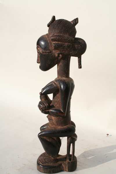 Baoule(2 statues couples), d`afrique : Côte d